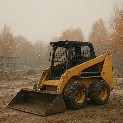 Skidsteers available for rent at Peace Country Rentals